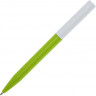 Шариковая ручка Unix из переработанной пластмассы, синие чернила, зеленое яблоко