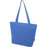 Эко-сумка на молнии Panama из переработанных материалов по стандарту GRS 20 л, ярко-синий