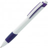Ручка шариковая Соната, белый/фиолетовый