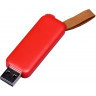 USB-флешка промо на 8 Гб прямоугольной формы, выдвижной механизм, красный