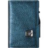 Кожаный кошелек TRU VIRTU CLICK&SLIDE Navy Metallic, синий