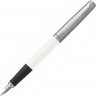 Перьевая ручка Parker Jotter, цвет ORIGINALS WHITE CT, цвет чернил синий/черный, толщина линии M, В БЛИСТЕРЕ