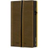 Кожаный кошелек TRU VIRTU CLICK&SLIDE Strap Edge Caramba с вертикальным ремешком, черно-золотой