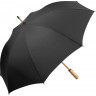Бамбуковый зонт-трость FARE Okobrella, черный
