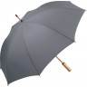 Бамбуковый зонт-трость FARE Okobrella, серый