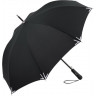 Зонт-трость FARE Safebrella с фонариком и светоотражающими элементами, черный