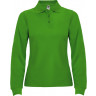 Рубашка поло Roly Estrella женская с длинным рукавом, травянисто-зеленый, размер M (42-44)