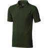 Мужская футболка-поло Elevate Calgary с коротким рукавом, армейский зеленый, размер L (52)