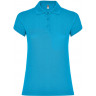  Рубашка поло Roly Star женская, бирюзовый, размер XL (48)