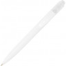 Шариковая ручка Marksman Thalaasa из океанического пластика, белый прозрачный/белый