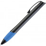 Ручка шариковая металлическая UMA OPERA M, голубой/черный