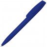 Шариковая ручка UMA Coral Gum с прорезиненным soft-touch корпусом и клипом, темно-синий