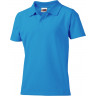 Рубашка поло US Basic First детская, голубой, размер 6 (116)