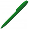 Шариковая ручка UMA Coral Gum с прорезиненным soft-touch корпусом и клипом, зеленый