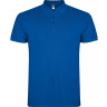  Рубашка поло Roly Star мужская, королевский синий, размер S (48)
