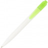 Шариковая ручка Marksman Thalaasa из океанического пластика, зеленый прозрачный/белый