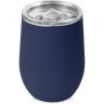 Термокружка Waterline Sense Gum, soft-touch, непротекаемая крышка, 370 мл, темно-синий 295C