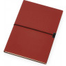 Блокнот Lettertone Horizon с горизонтальной резинкой, гибкая обложка, 80 листов, красный