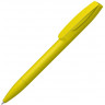 Шариковая ручка UMA Coral Gum с прорезиненным soft-touch корпусом и клипом, желтый