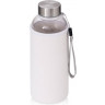 Бутылка для воды Pure c чехлом, 420 мл, белый