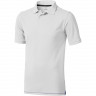 Мужская футболка-поло Elevate Calgary с коротким рукавом, белый/темно-синий, размер S (48)