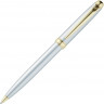Ручка шариковая Pierre Cardin ECO с поворотным механизмом, серебристый/золотистый