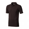 Мужская футболка-поло Elevate Calgary с коротким рукавом, шоколадный коричневый, размер S (48)