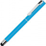 Ручка металлическая стилус-роллер UMA STRAIGHT SI R TOUCH, голубой