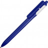 Ручка шариковая цветная, синий/белый