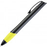 Ручка шариковая металлическая UMA OPERA M, желтый/черный