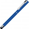 Ручка металлическая стилус-роллер UMA STRAIGHT SI R TOUCH, средне-синий