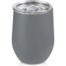 Термокружка Waterline Sense Gum, soft-touch, непротекаемая крышка, 370 мл, серый Cool grey 7C