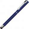 Ручка металлическая стилус-роллер UMA STRAIGHT SI R TOUCH, темно-синий