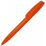 Шариковая ручка UMA Coral Gum с прорезиненным soft-touch корпусом и клипом, оранжевый