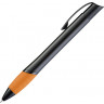 Ручка шариковая металлическая UMA OPERA M, оранжевый/черный