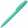 Шариковая ручка UMA Coral Gum с прорезиненным soft-touch корпусом и клипом, бирюзовый