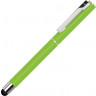 Ручка металлическая стилус-роллер UMA STRAIGHT SI R TOUCH, зеленое яблоко