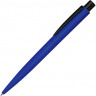 Ручка шариковая металлическая UMA LUMOS M soft-touch, синий/черный