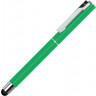 Ручка металлическая стилус-роллер UMA STRAIGHT SI R TOUCH, зеленый