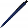 Ручка шариковая металлическая UMA LUMOS M soft-touch, темно-синий/черный
