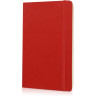 Записная книжка Moleskine Classic Soft (в линейку), Large (13х21 см), красный