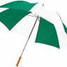 Зонт Karl 30 механический, зеленый/белый