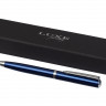 Ручка металлическая шариковая Luxe City, темно-синий/серебристый