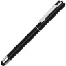 Ручка металлическая стилус-роллер UMA STRAIGHT SI R TOUCH, черный