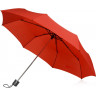 Зонт складной Columbus, механический, 3 сложения, с чехлом, красный
