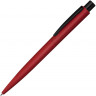 Ручка шариковая металлическая UMA LUMOS M soft-touch, красный/черный