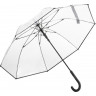 Зонт 7112 AC regular umbrella FARE® Pure transparent, черный