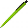 Ручка шариковая металлическая UMA LUMOS M soft-touch, зеленое яблоко/черный