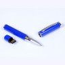 USB-флешка на 16 Гб в виде ручки с мини чипом, синий