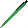 Ручка шариковая металлическая UMA LUMOS M soft-touch, зеленый/черный